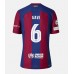 Barcelona Paez Gavi #6 Voetbalkleding Thuisshirt 2023-24 Korte Mouwen